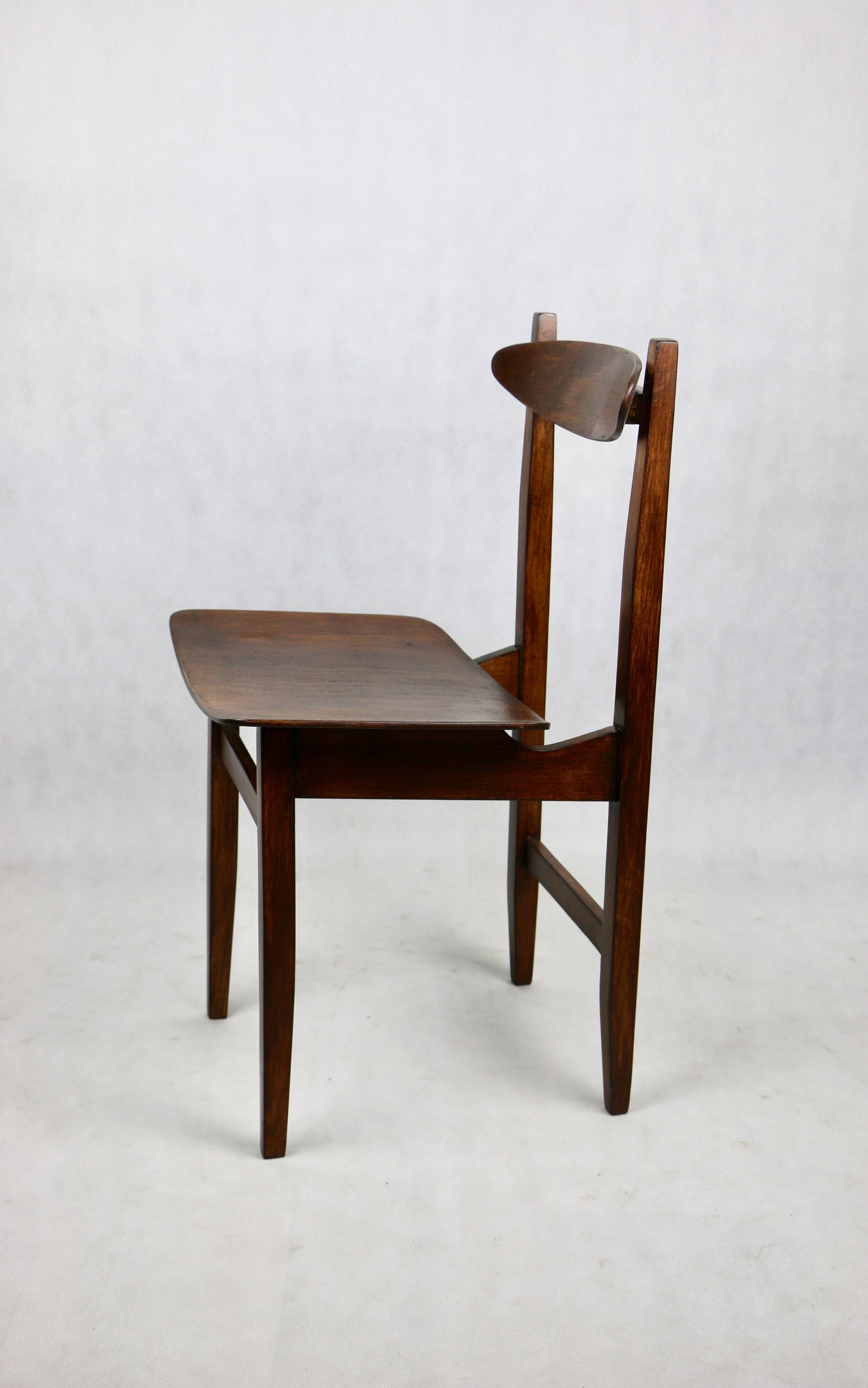 Vintage Polish Dining Chair design M.Chomentowska 1960s