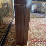 Library - Empire style display cabinet in mahogany and black marble