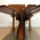 Unique coffee table made of a thick top