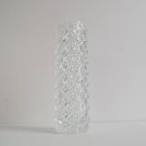 Vintage Glass Vase by Pavel Pánek for Sklo Union Libochovice, 1970's.