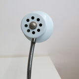 White metal articulated desk lamp