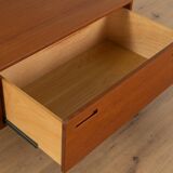Commode en placage de teck, années 1960