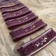 Set of 9 vintage earthenware knife holders