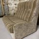 Vintage convertible armchair into a guest bed