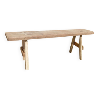 Small wooden bench