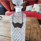Cut glass whisky carafe with its collar marked "whisky".