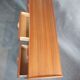 Vintage teak desk with 5 drawers, Restored, Norway 1960