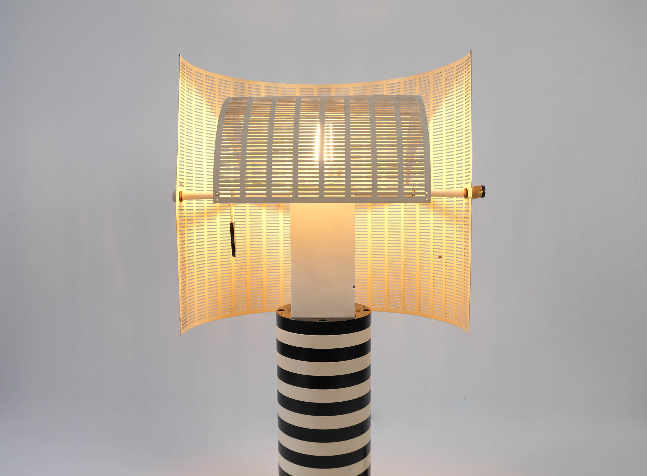 Early Postmodern "Shogun" Table Lamp by Mario Botta for Artemide, Italy 1986