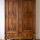 Large and beautiful antique wardrobe.