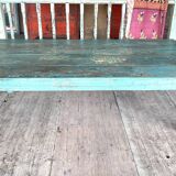 Large Indian teak coffee table