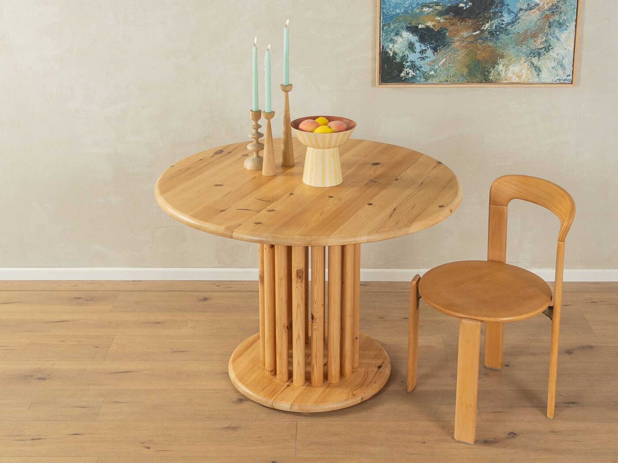 Table à manger des années 1980