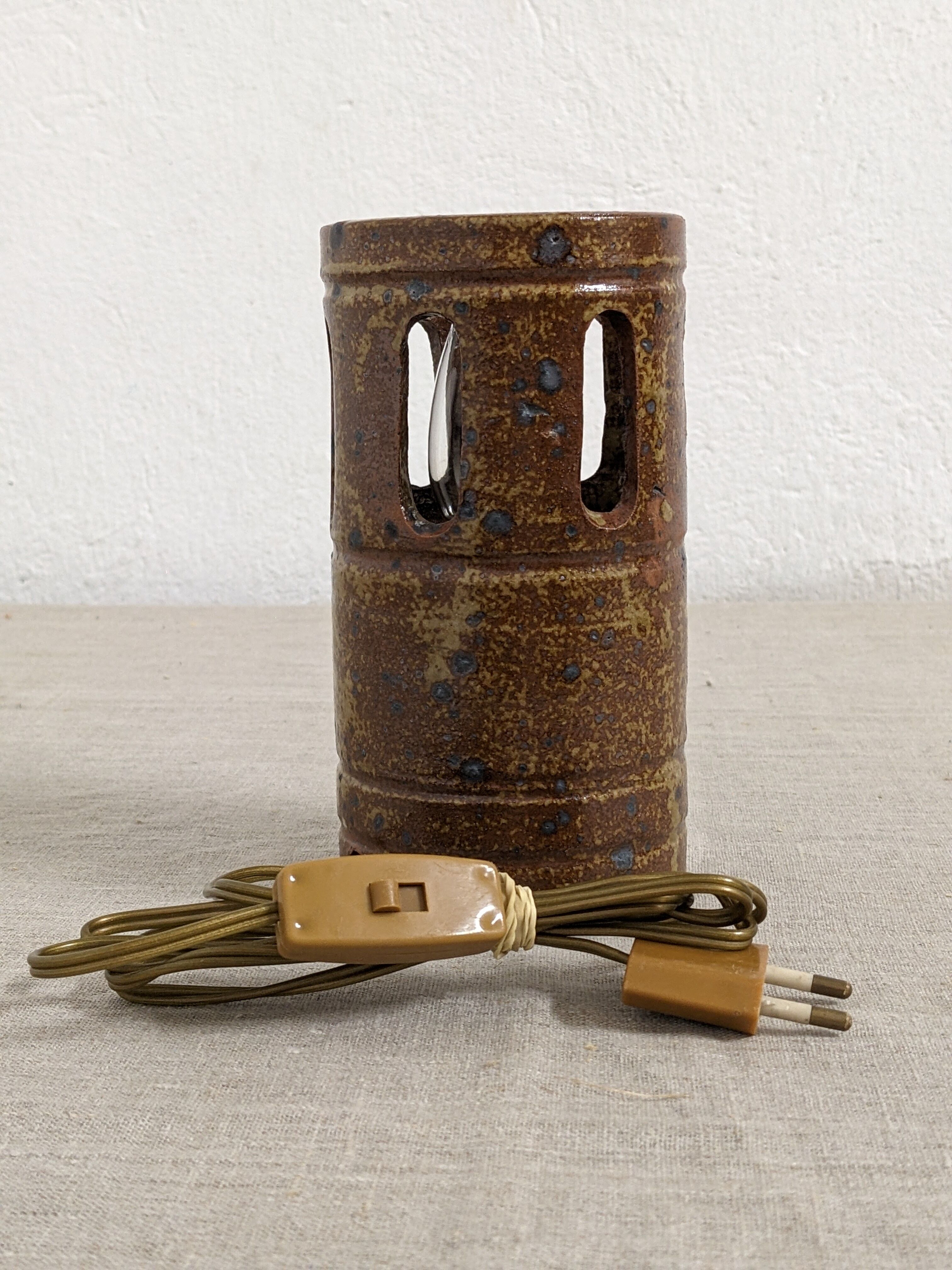 Night light in glazed stoneware from the 60s/70s