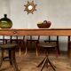 Farmhouse table bistro table in solid beech