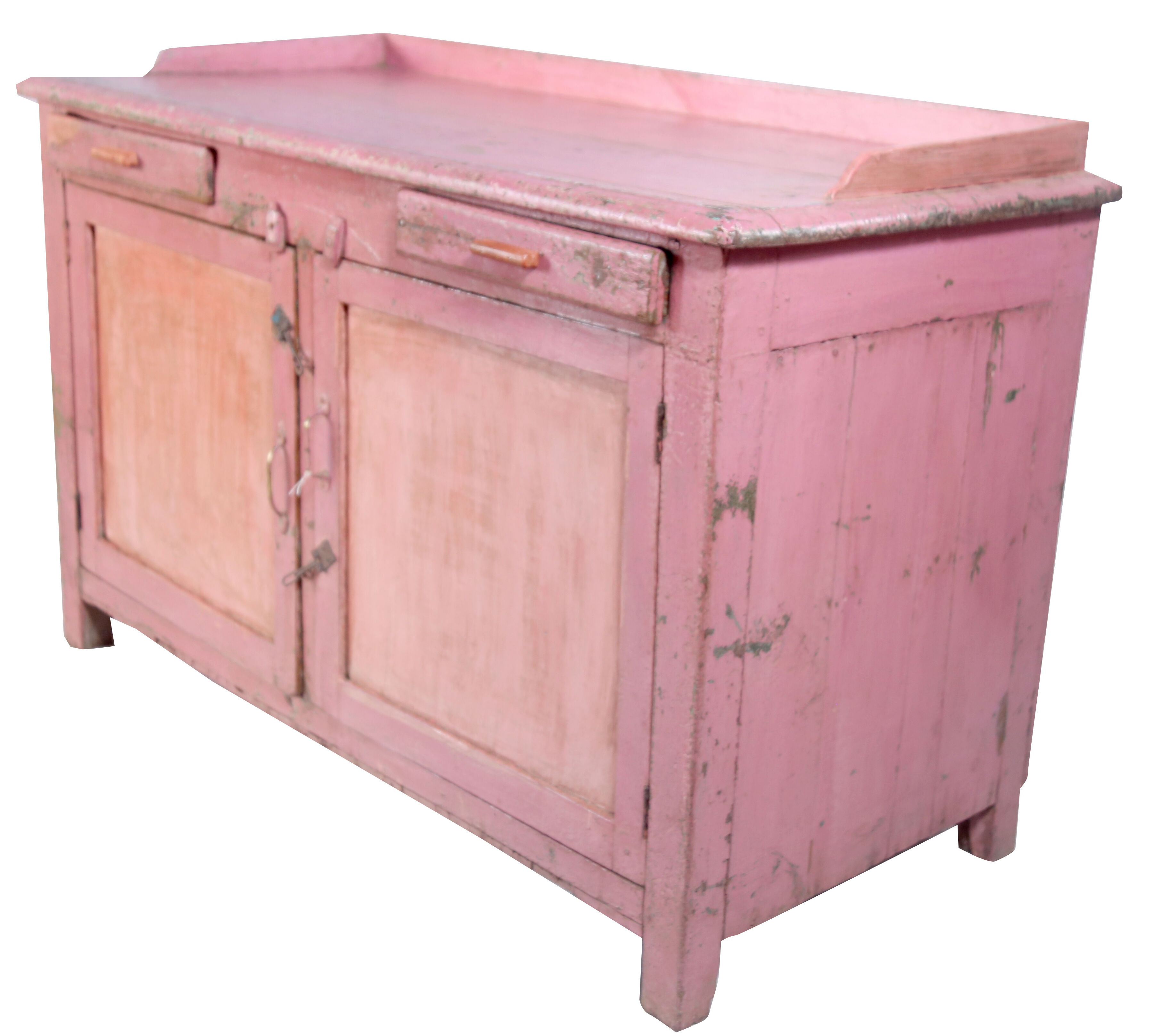 Buffet - old Burmese teak croass