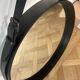 Adnet leather mirror GUBI black D 70cm in perfect condition.