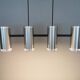 Very beautiful and rare Cylinder IV hanging lamp designed by Jo Hammerborg for Fog og Mørup in 1966.