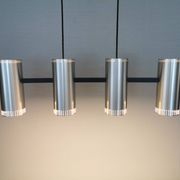 Very beautiful and rare Cylinder IV hanging lamp designed by Jo Hammerborg for Fog og Mørup in 1966.