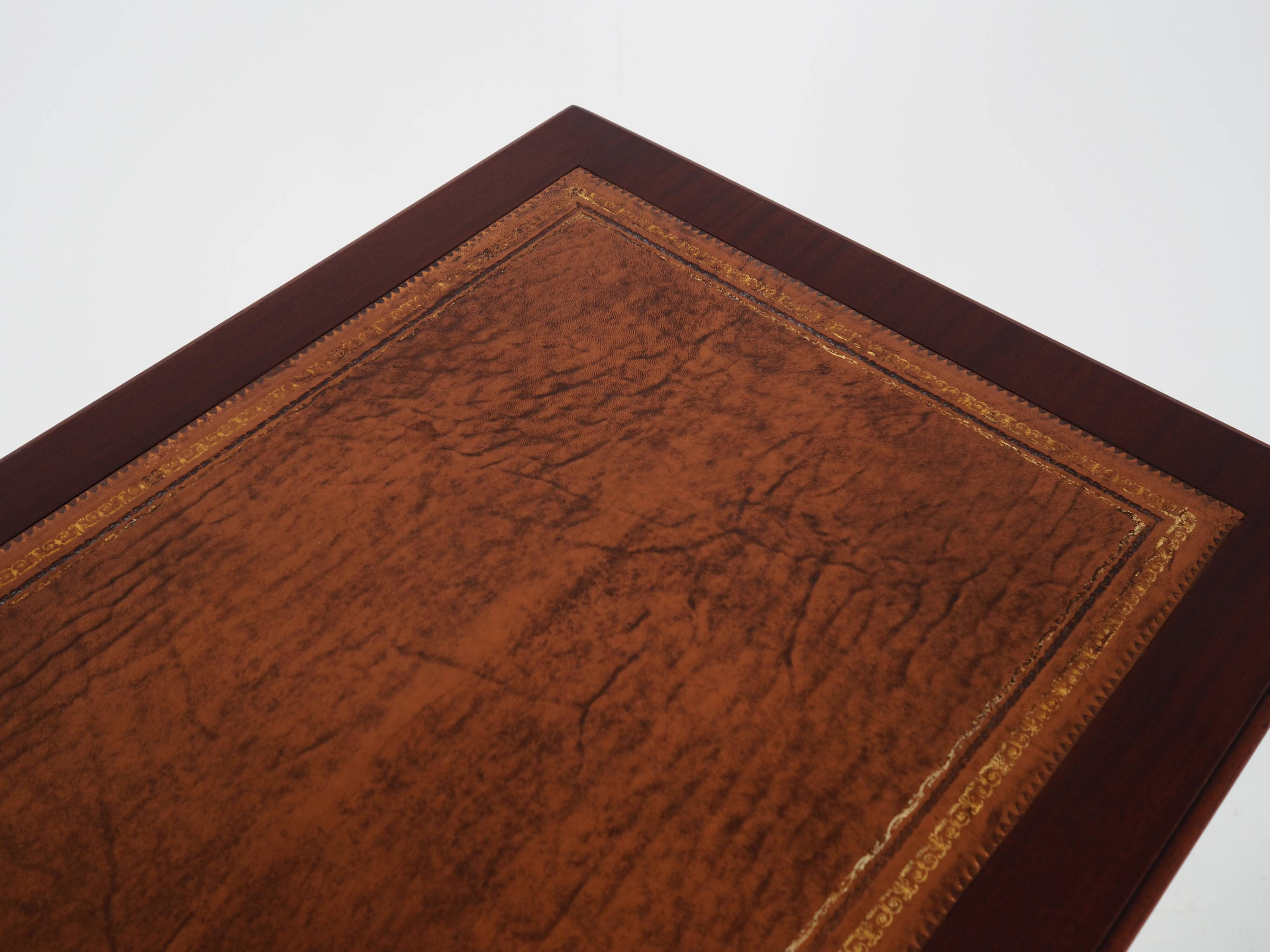 Mahogany desk, Danish design, 1970s, production: Denmark