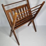 Folding wooden magazine rack by Cees Braakman for Pastoe, 1960s