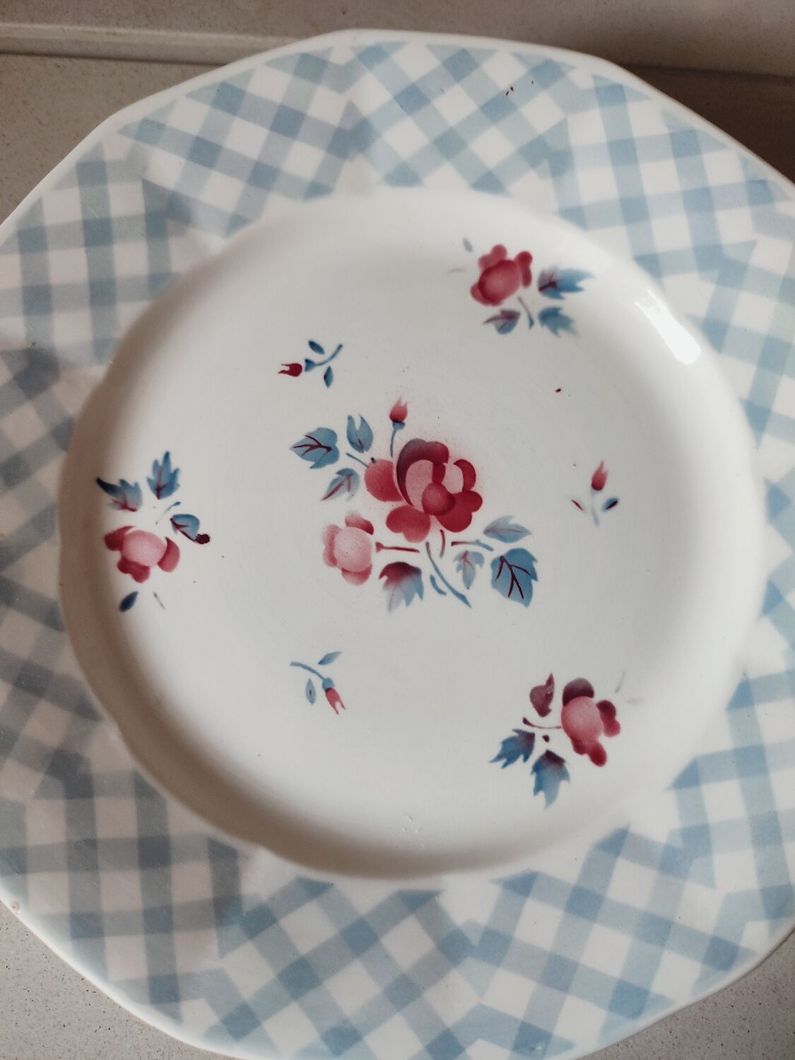 6 flat plates Bastia by Sarreguemines