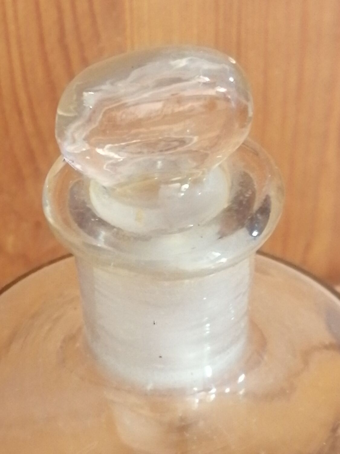 Old glass cap bottle