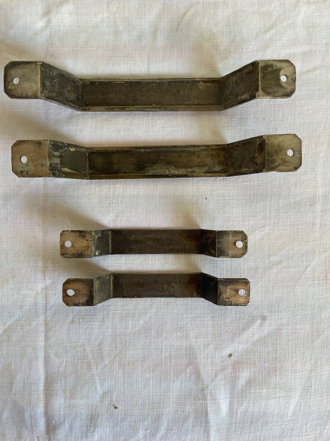 Set of 4 Art Deco handles