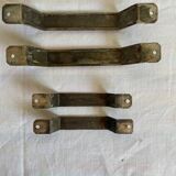 Set of 4 Art Deco handles