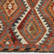 Geometric Style 5x9 Vintage Kilim Rug, 155x268Cm