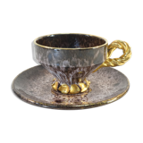Dejeuner tasse et sous-tasse a thé vallauris