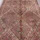 Tapis en laine marocain vintage 200 x 358 cm - Tapis berbère fait main rare - Antique