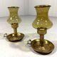 Peter Jensen Copenhagen brass candle holders Denmark 1960’s