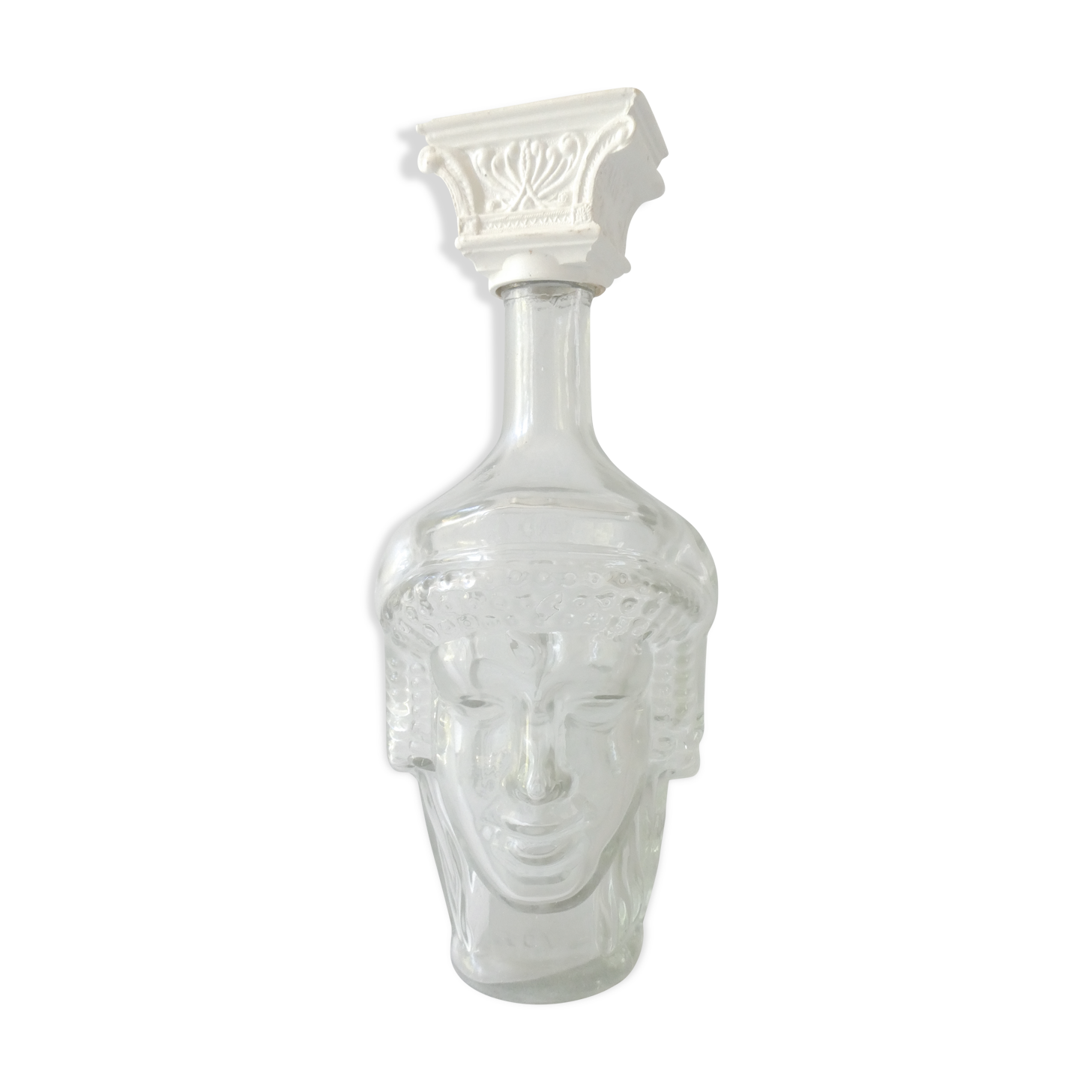 Anthropomorphic glass bottle