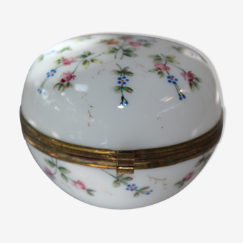 Jewelry box, opaline candy maker pink décor