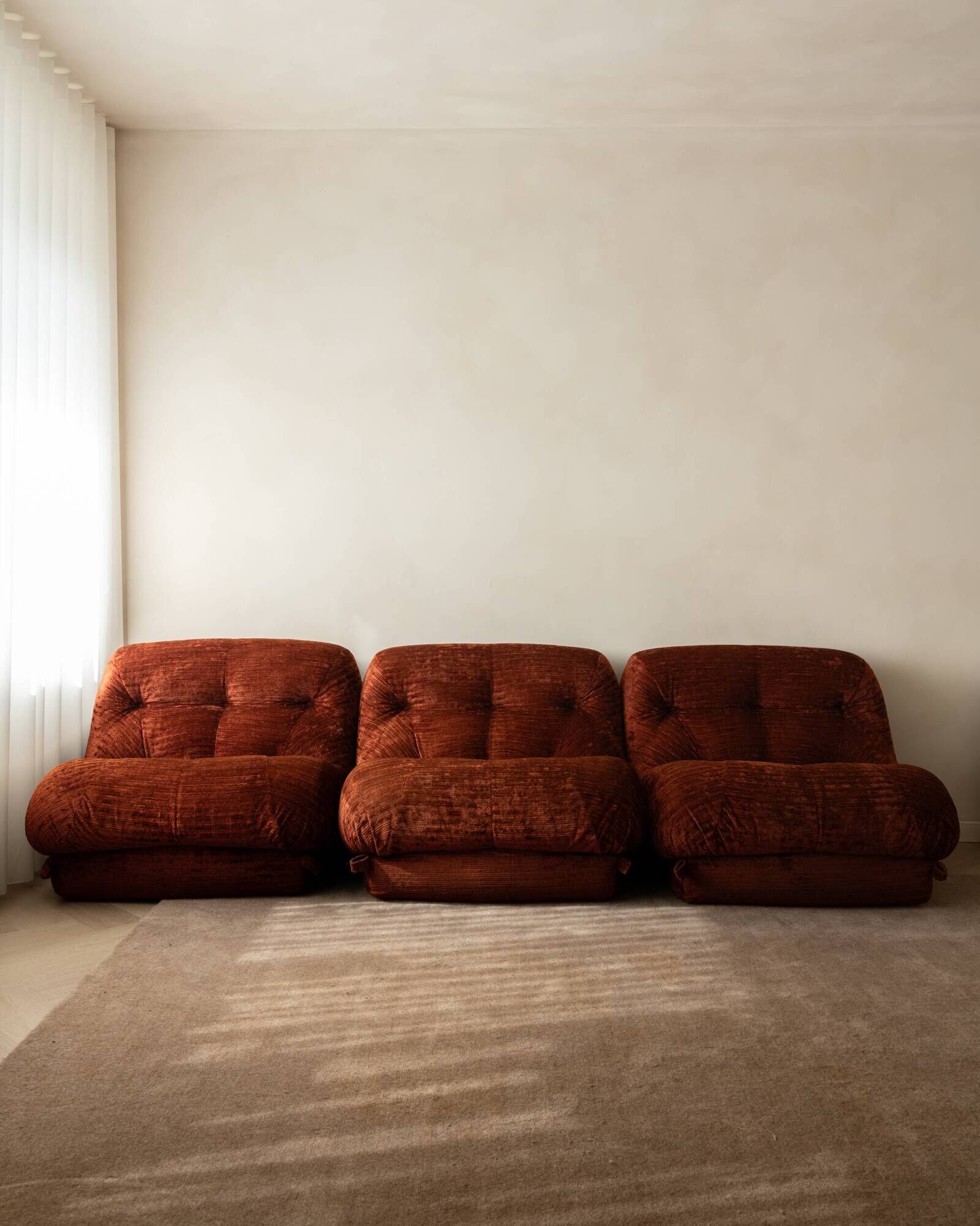 Nuvolone Modular Sofa by Rino Maturi for Mimo Padova, 1970s, Set of 3