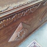 Solid wood chest