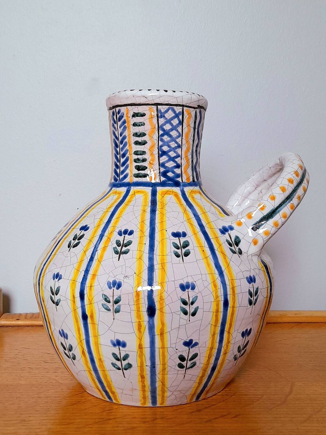 Vase en céramique émaillée, 1950.