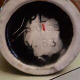Vase signed PL France V 83