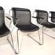 Set of 6 Castelli Penelope dining/conference chairs by Charles Pollock