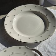 Plat circulaire modèle Nico doré Digoin Sarreguemines D30,5