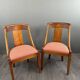 6 chaises gondole style Empire en bois, XXème siècle
