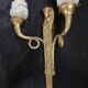 rare applique 1st Empire solid bronze Egyptian sphinx