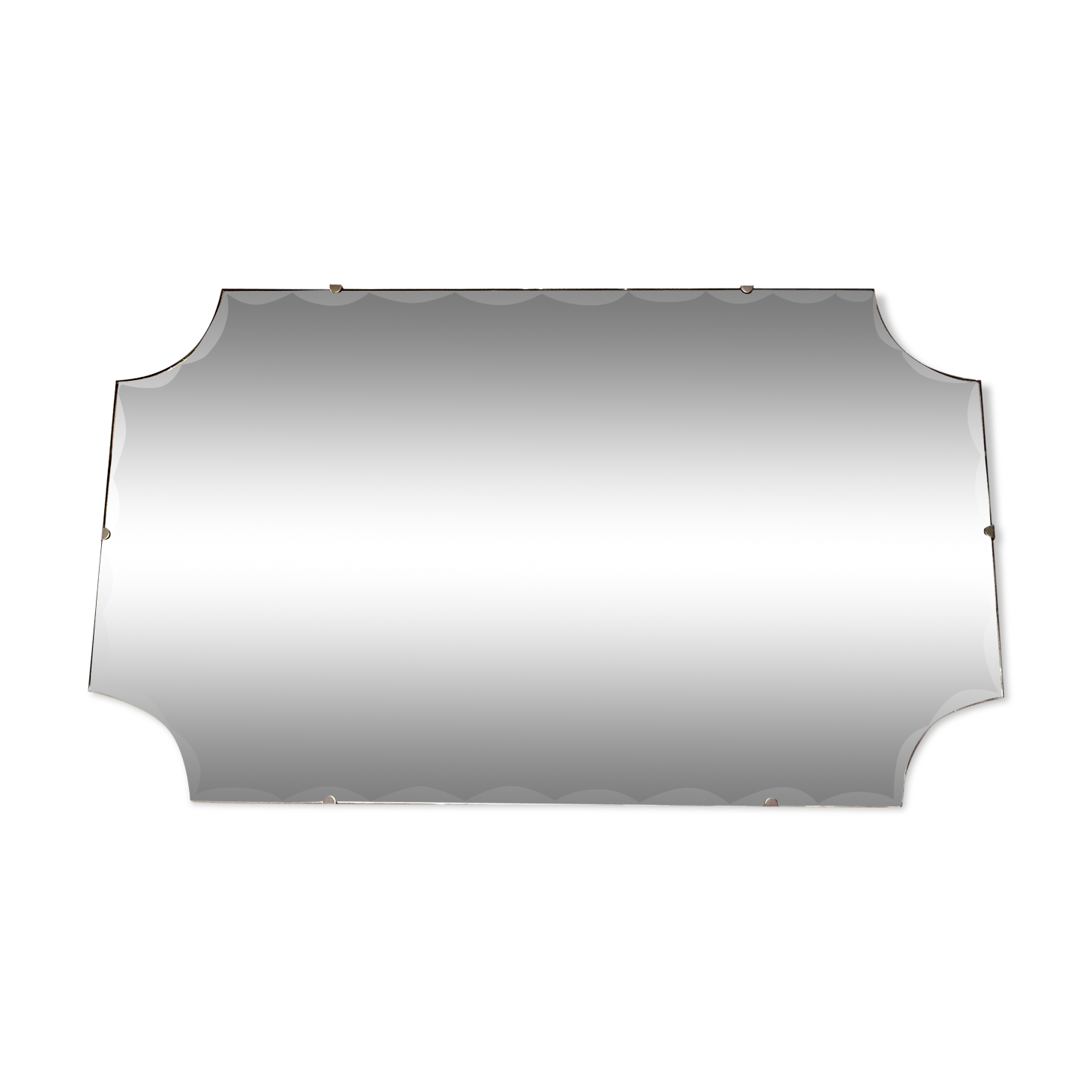 Art deco mirror 76x45cm