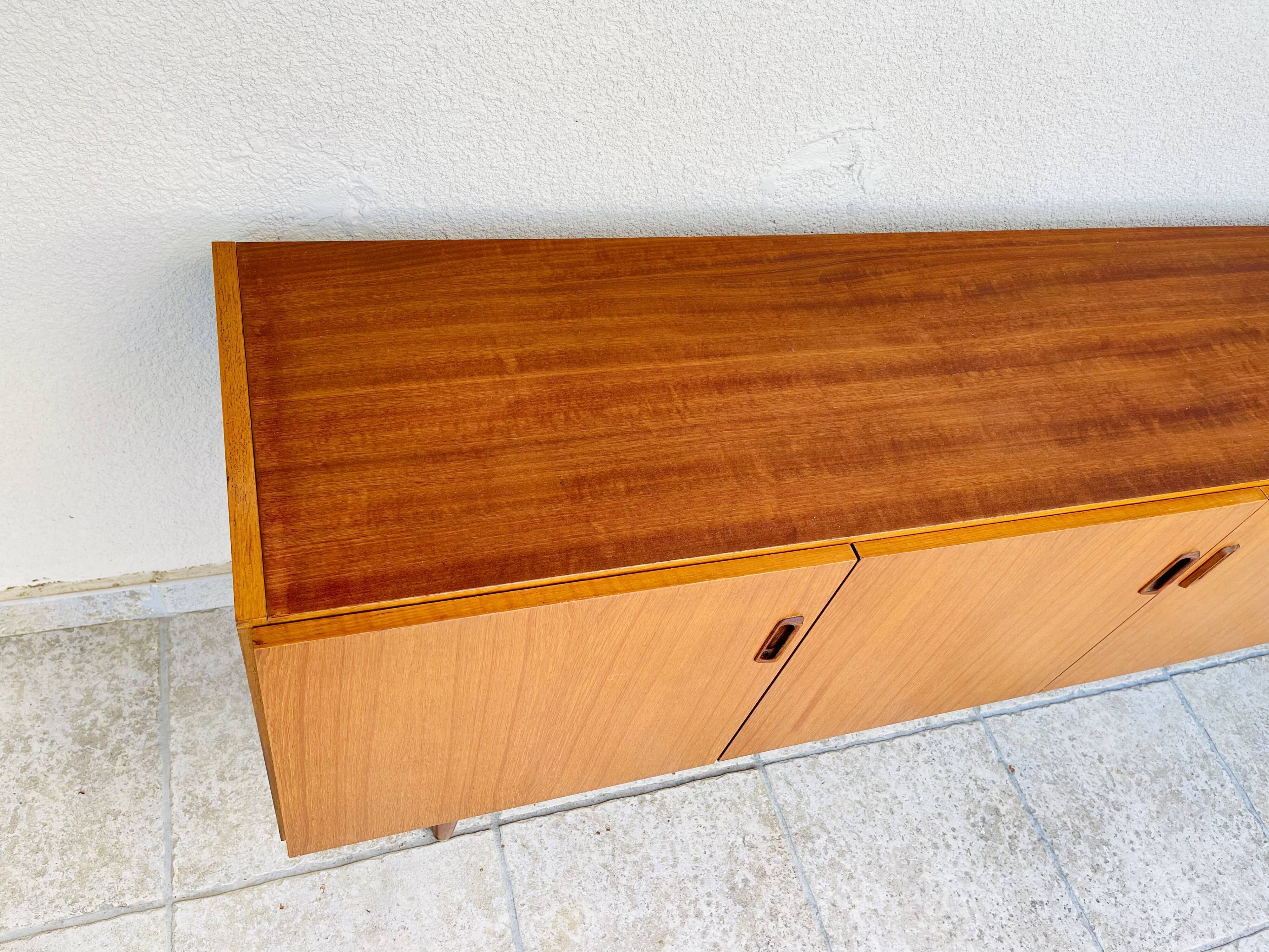 Scandinavian teak row