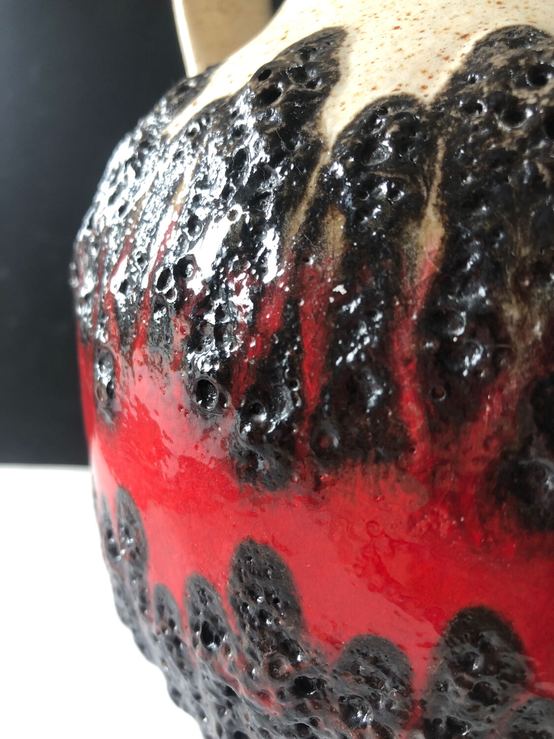 Vase fatlava Bay Keramik West Germany