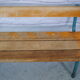 Banc école vintage