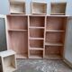 Wall toilet cabinet 2 doors 4 drawers