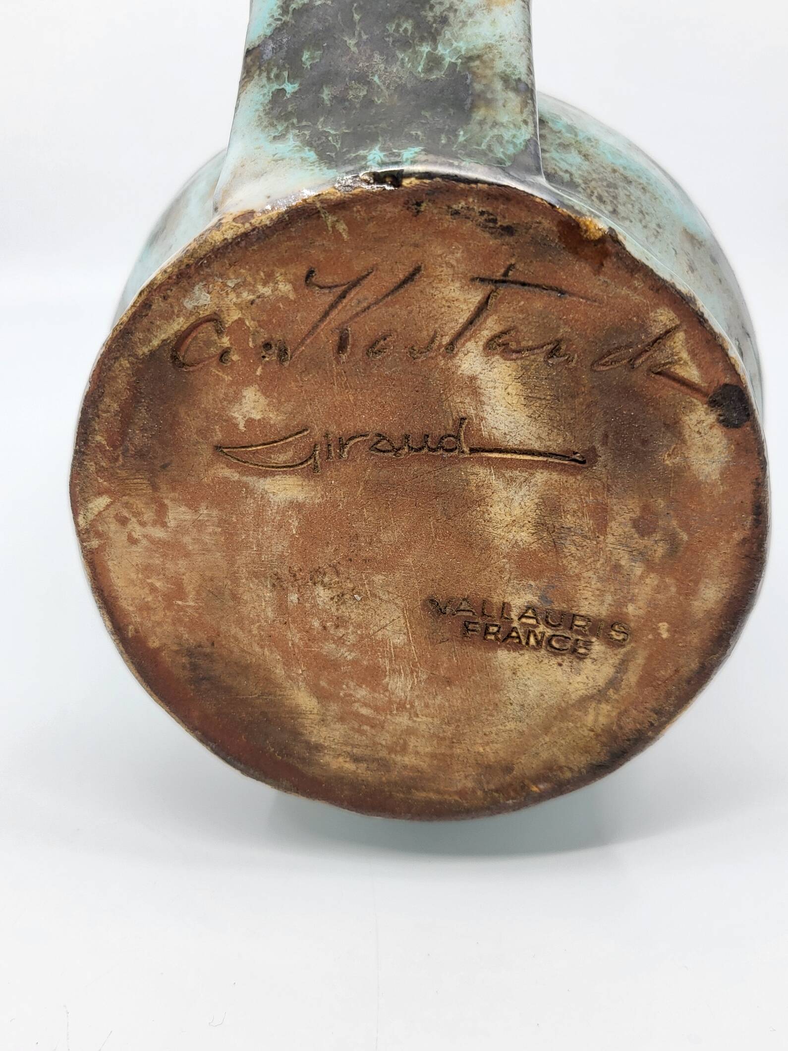 Alexandre Kostanda and Louis Giraud jug in French stoneware, 1940