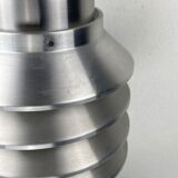 Space age aluminum mushroom dome lamp by Hans Agne Jakobsson for Markaryd, Sweden 1960s