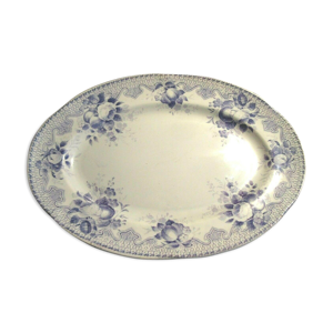 Plat ovale Creil Montereau