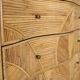 Commode « feuilles » en rotin